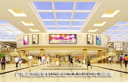 高清監(jiān)控采集超市人員出入高清圖像